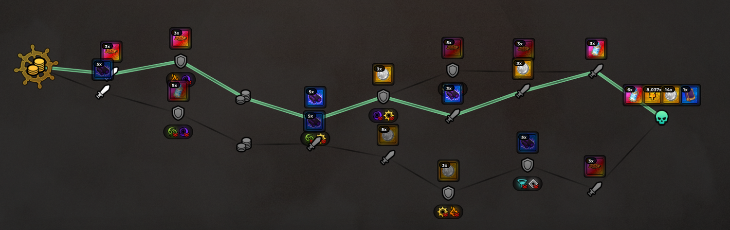Anime Expeditions Expedition node map
