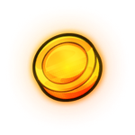 Gold currency icon
